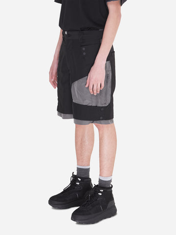 001-X - Crooked Double Layered Tactical Shorts